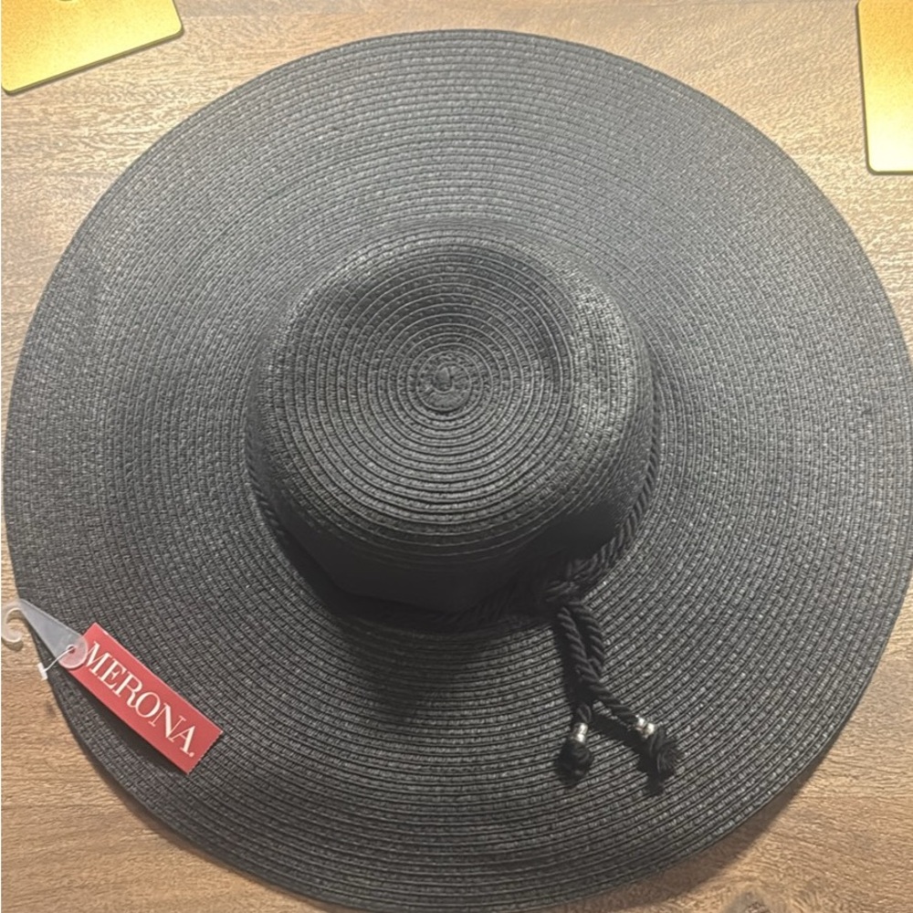 Merona Elegant Black Sun Hat